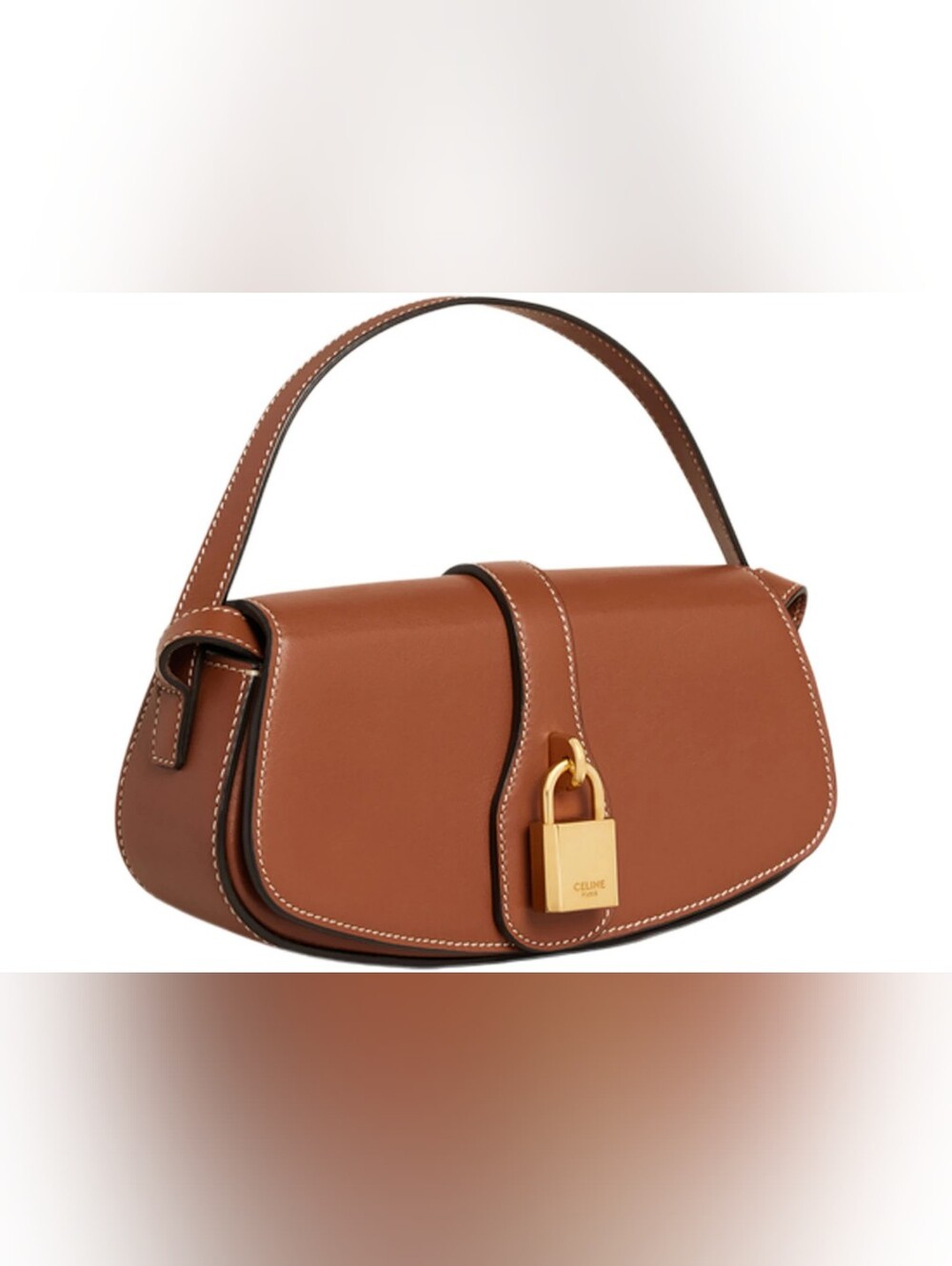 Brand New!!!! Celine Tabou Clutch On Strap Tan LOCK COMES WITH COA!!! Unused!!! - Picture 13 of 16